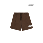 Quần Short Nỉ Bad Habits- BROWN DESTROYED SWEAT SHORT