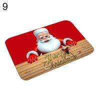 Christmas Santa Reindeer Snowman Anti-slip Doormat Rug Floor Mat Bathroom Carpet 40*60cm