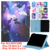 ภาพน่ารักเคสหนัง PU สำหรับ ALLDOCUBE IPlay 50 Mini Pro 8.4นิ้ว2023ฝาครอบป้องกันสำหรับ IPlay 50 Mini 8.4แท็บเล็ตเคส