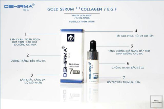 Làm cách nào Oshirma Gold Serum++ Collagen giúp ngăn ngừa các dấu hiệu tuổi tác trên da?
