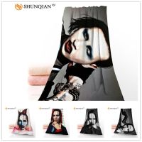 Custom Marilyn Manson 35x75cm Face Towels Facecloth Microfiber Washcloth Quick drying Sports Towel