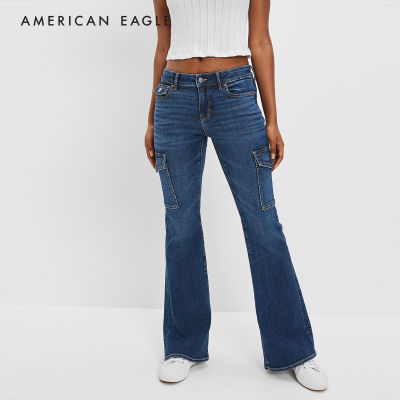 American Eagle Stretch Low-Rise Flare Jean กางเกง ยีนส์ ผู้หญิง แฟลร์ เอวต่ำ (WFB 043-4242-428)