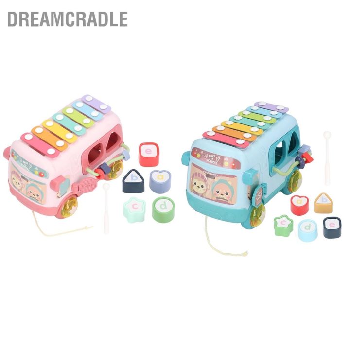 dreamcradle-บล็อกตัวต่อ-รูปตัวอักษร-รถบัส-เครื่องดนตรี-ขนาดเล็ก-อเนกประสงค์-ของเล่นเสริมการเรียนรู้เด็ก