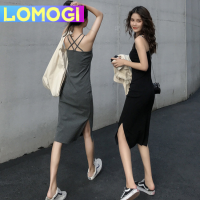 LOMOGI เอี๊ยมกระโปรงรัดเอวสไตล์ฝรั่งเศสสำหรับผู้หญิง,สินค้าใหม่สำหรับฤดูร้อนและกระโปรงบาง