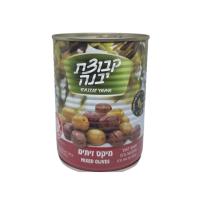 Mixed Olives Kvutzat Yavne 560 gr - มะกอกรวมดองในน้ำเกลือ บรรจุ 540 กรัม น้ำหนักสุทธิ 340 กรัม