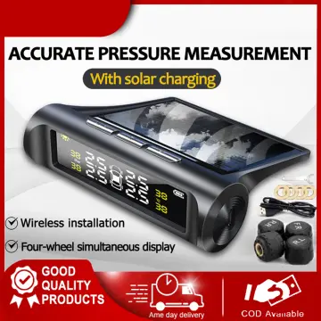 TPMS Tire Digital LCD Display Auto Security Alarm Tyre Pressure