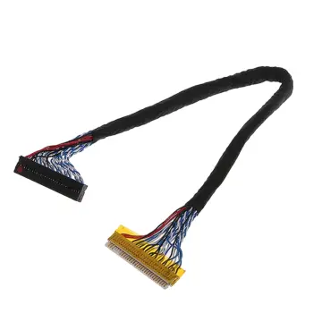 20453-20455 Series 40 Pin LVDS Cable 2 Channel 6-Bit 0.5mm For LED LCD  Display