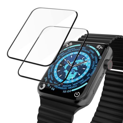 Soft Glass For Apple Watch series 7 45mm 41mm iWatch 6 5 4 3 se 44mm 40mm 42mm 38mm 9D HD Full Film Apple watch Screen Protector Screen Protectors
