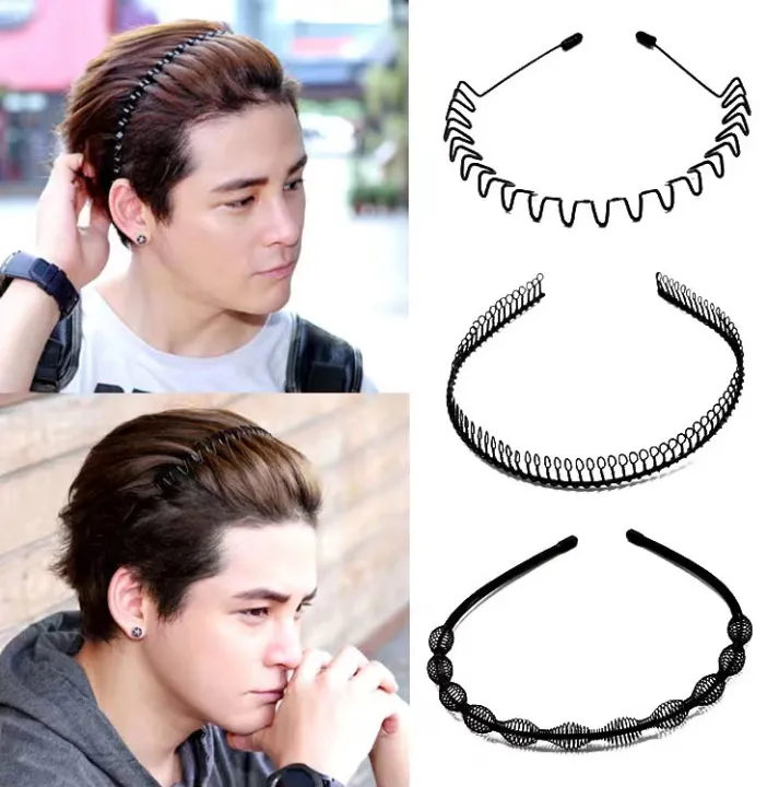 Unisex Metal Hairband Iron Wire Solid Color Sports Hair Band | Lazada Ph