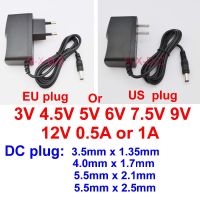 1ชิ้น AC110-240V DC 3V 4.5V 5V 6V 7.5V 9V 12V 500 MA 1A 0.5A แถบไฟ LED Universa อะแดปเตอร์ Ac/dc เครื่องแปลงอุปกรณ์จ่ายไฟ