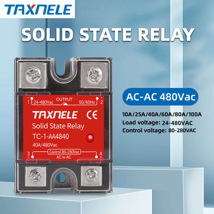 SSR-10AA SSR-25AA SSR-40AA Solid State Relay SSR AA Single Phase AC ...