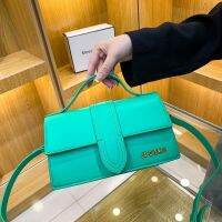 2023 JACQUEMUSˉSummer New niche high-end texture long portable shoulder small square bag for women