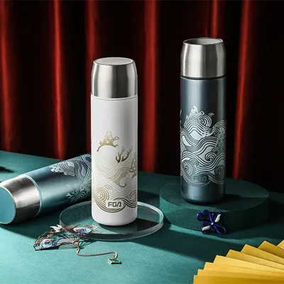[COD] Fuguang 304 stainless steel bullet insulation cup enterprise water wholesale advertising business gift printing