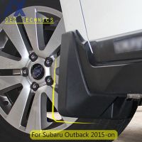 รถ Mudflaps สำหรับ Subaru Outback 2015-On Mud Flaps Splash Mudguards ด้านหน้าด้านหลัง Fender Protector 2016 2017 2018 2019 2020