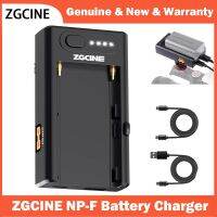 ZGCINE NP-F ที่ชาร์จแบตเตอรี่แบตเตอรี่ NP-F Sony พร้อมอินพุต Type-C เอาต์พุต D-Tap Type-C เอาต์พุต USB-A มัลติฟังก์ชั่น1/4สกรู