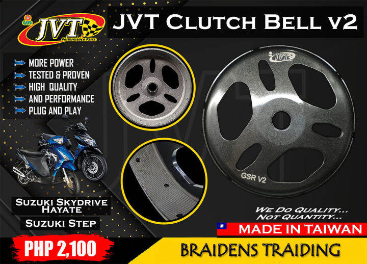 JVT SKYDRIVE/HAYATE/SUZUKI STEP V2 CLUTCH BELL Lazada PH