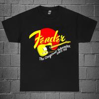 เสื้อยืด พิมพ์ลาย Fender Telecaster แฟชั่นฤดูร้อน สําหรับผู้ชาย  LQFR