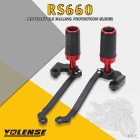 ใหม่สำหรับรถมอเตอร์ไซค์ Aprilia RS660 RS 660 2020 2021 2022 CNC กรอบป้องกันล้มการ์ดแฟริ่งตัวป้องกันแผ่นกันกระแทก