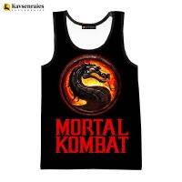 Mortal Kombat 11 3D Printed Tank Tops Mens Clothing Men Women Casual Sleeveless T-shirt Hip Hop Streetwear Oversized Tops