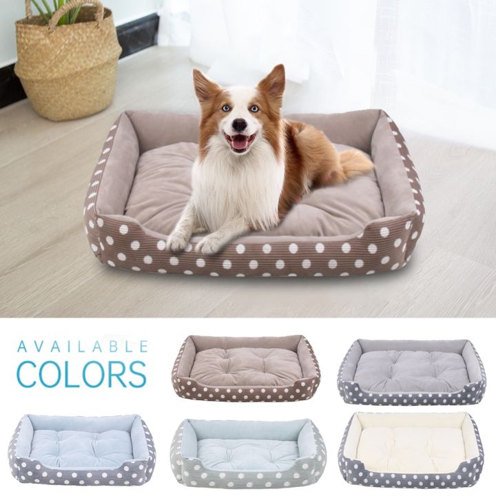 pets-baby-ใหม่-s-2xl-9-colorspet-โซฟาเตียงสุนัขด้านล่างขนแกะนุ่มอบอุ่นแมว-bedwinterkennel