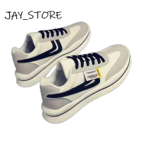 JAY_STORE  รองเท้าผ้าใบผู้ชาย รองเท้ากีฬาผช รองเท้าแฟชั่นผู้ชาย ใส่สบาย 2023ใหม่ 36Z230908