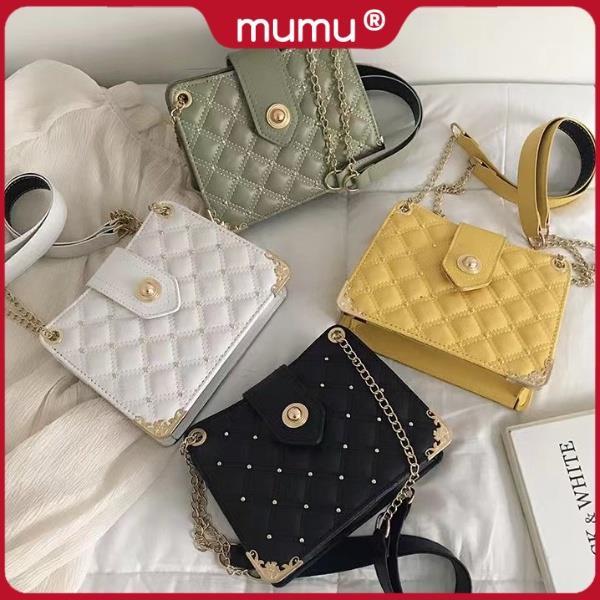 Mumu 4061 Korean Leather Fashion Ladies Sling Bag Elegant Bags For ...