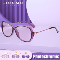 LIOUMO แว่นตากันแดดผู้หญิง2023ใหม่ Photochromic Luxury Chameleon Polarized Sun แว่นตา Anti-Glare R แว่นตา UV400 Oculos