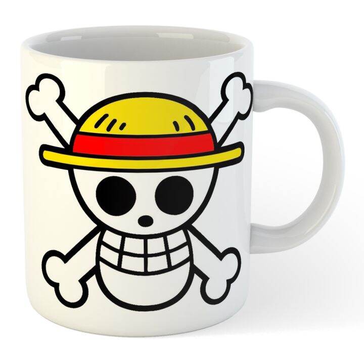 Straw Hat Pirates Flag Mug - One Piece Luffy Anime Gift - Sublimation ...