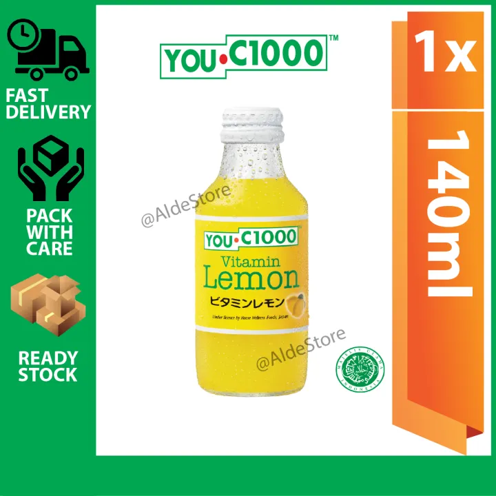 You C1000 Vitamin Lemon 1 X 140ml Glass Bottle Vitamin Drinks C1000 Youc1000 Lazada