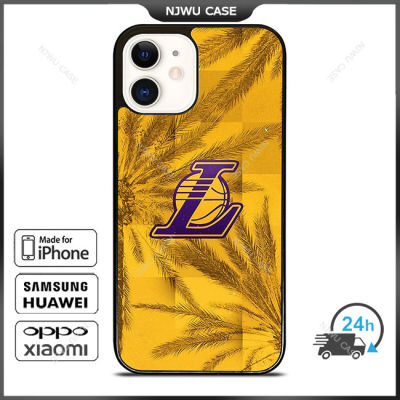 La Lakers Los Angeles Phone Case for iPhone 14 Pro Max / iPhone 13 Pro Max / iPhone 12 Pro Max / XS Max / Samsung Galaxy Note 10 Plus / S22 Ultra / S21 Plus Anti-fall Protective Case Cover