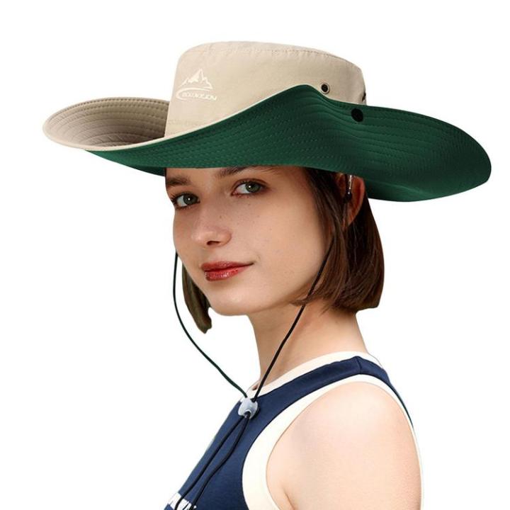 wide-brim-sun-hat-sunshade-fisherman-hat-for-summer-simple-and-stylish-protective-hat-for-holiday-outing-beach-daily-travel-practical