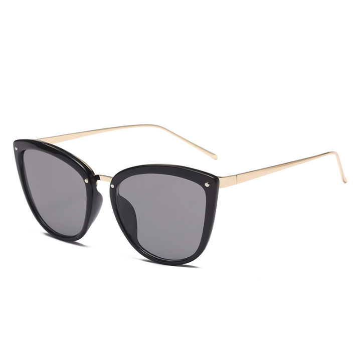 20210 -0.5 -0.75 -1.0 To -4.0 Women Cat Eye Polarized Prescription Sunglasses For The Nearsighted Spectacles Transparent Tea Frame