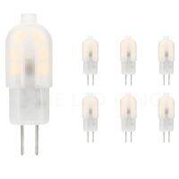 หลอดไฟ LED ขนาดเล็กหรี่แสงได้6ชิ้น,G4 G9หลอดไฟ LED ขนาด12V/220V โคมไฟฮาโลเจนหลอดไฟแบมบิล360 4W 6W 7W หลอดฮาโลเจนโคมระย้ามุมแทนได้