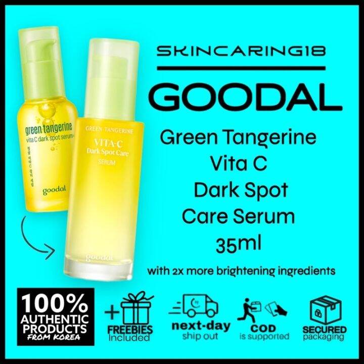 [COD]jiyou19930416 GOODAL Green Tangerine Serum Vita C Dark Spot Care Serum 40ml by SkinCaring18