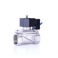 DN40 Normally Closed Solenoid Valve Water Stainless Steel Solenoid Valve IP65 Fully Enclosed Coil Valves