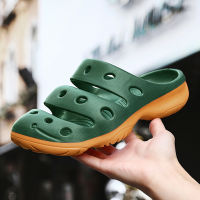 Casual Fashion Slippers Mens Home Dormitory EVA Hollow Comfortable Uni Hole Shoes Non-Slip Womens Pools Beach Garden Sandals