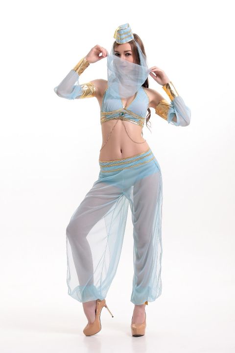 ms11231-ชุดจินนี่-จี่นี่-ชุดอินเดีย-aladdins-sexy-genie-costume-ด่วนมีส่งgrabค่า