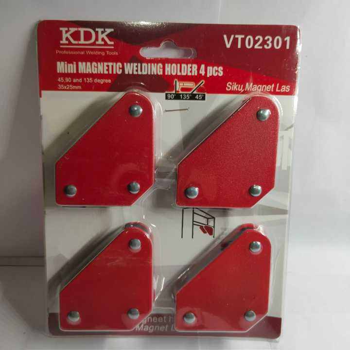 Kdk Vt Siku Magnet Set Pcs Mini Smart Welding Magnet Las