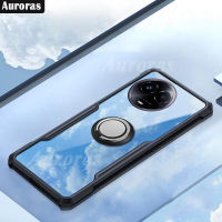 11X เคสสำหรับ Realme โทรศัพท์กรอบวงแหวนบางเฉียบชัดเจนมากรถยนต์ขาตั้งเกราะกันกระแทกรองรับการกระแทกนุ่มสำหรับ Realme 11X 11 5G เคสที่อยู่อาศัย