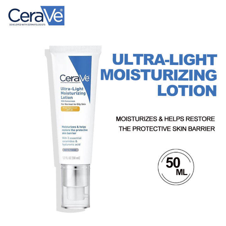 CeraVe Ultra Light SPF 30 Moisturizing Lotion 50ML | Lazada PH