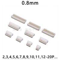 10PCS JST SUR0.8mm pitch piercing IDC plastic shell needle socket plug male head 2345678910P12-16P Connector