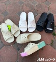 รองเท้าแตะสวม Crocs Sandal ผู้หญิง รองเท้าครอส์ผู้หญิง รองเท้าส้นสูงผู้หญิง รองเท้าเบานิ่มใส่สบาย