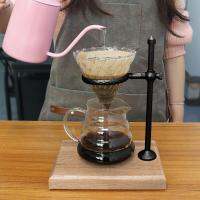 บ้านน่ารักแบบพกพาเทกว่ายืนสถานีกาแฟ Dripper ชั้นวางหม้อสำหรับเครื่องชงกาแฟ