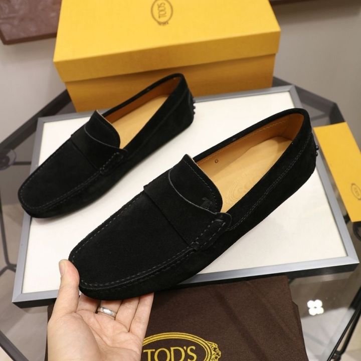 คุณภาพสูง-tods-รองเท้าหนังรองเท้าบุรุษแฟชั่นลำลองสำหรับผู้ชาย-รองเท้าขับรถทำมือรองเท้ามีปุ่มรองเท้าหนังธุรกิจแบบทางการรองเท้าสลิปออนคลาสสิก