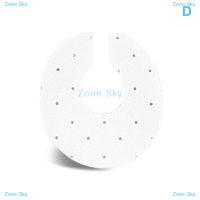 Zone Sky ขนแกะรูปตัวยู1คู่ใช้งานได้หลากหลายลายข้าวโพดมีแผ่นกันลื่นทนทานแปะเท้าฟรีบรรเทาอาการปวดที่เท้า