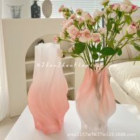 Glass Vase Ins Hydroponics Transparent Flowers Modern Simple Small Caliber TV Cabinet Ornament Room Deco Flower Decoration Vase