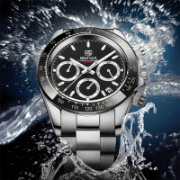 BENYAR Sport Men Quartz Watch Waterproof Fashion Date Clock Chronograph Stainless Steel Luxurious Watch for Men Relojes Hombre