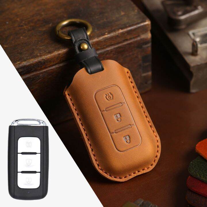 luxury-fob-protector-car-key-case-cover-leather-keychain-holder-accessories-for-dongfeng-fengon-580-2017-auto-keyring-shell-bag