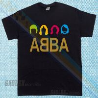 Hot sale ABBA Rock Band Heavy Metal graphic Mens 100% Cotton Round Neck Short Sleeve T-Shirt  Adult clothes