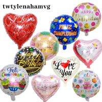 hyfvbujh⊙  Inch Round Aluminum Foil Mothers Day Birthday Anniversary Decoration